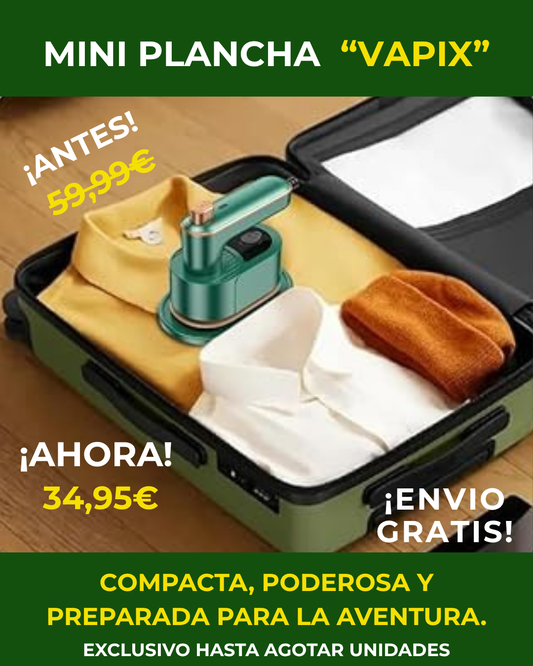 Mini plancha de vapor "VAPIX"